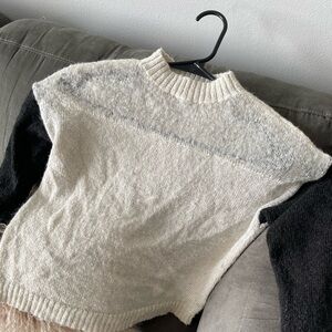 Guess Stylish Women's lightweight Sweater - Black and Cream